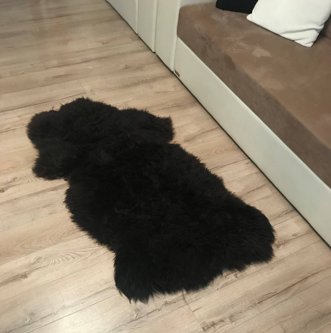 

Овечья шкура черная ОШ4