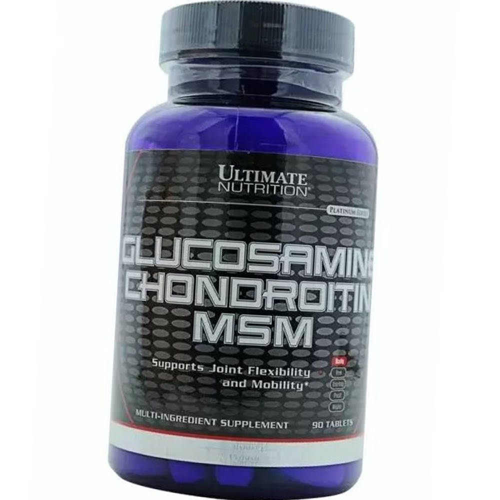 

Для суставов и связок Ultimate Glucosamine Chondroitin MSM 90 таб