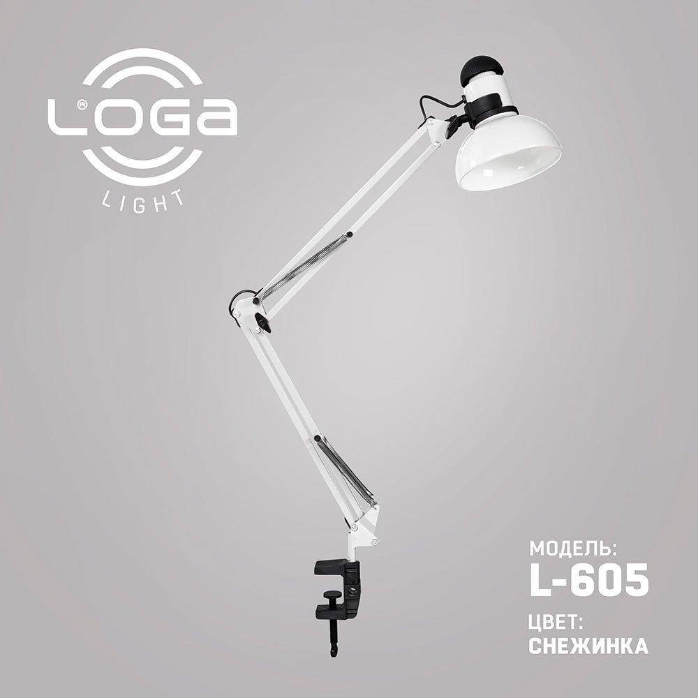 

Лампа настольная со струбциной LOGA L-605 (Снежинка)