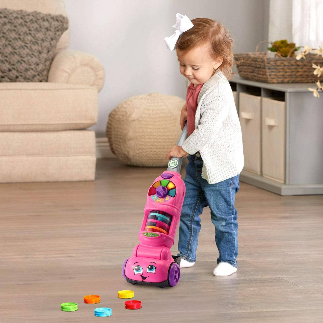 

Интерактивный музыкальный пылесос LeapFrog Pick, розовый