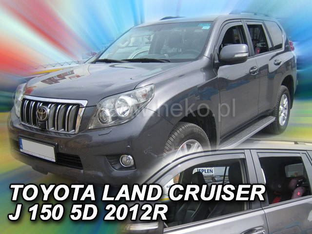 

Дефлекторы окон (ветровики) Toyota LC 150 2010/GX 460-> 4D 4шт (Heko)