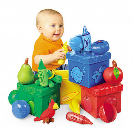 

Обучающий набор для малышей "Цветные боксы" Lakeshore, Разные цвета