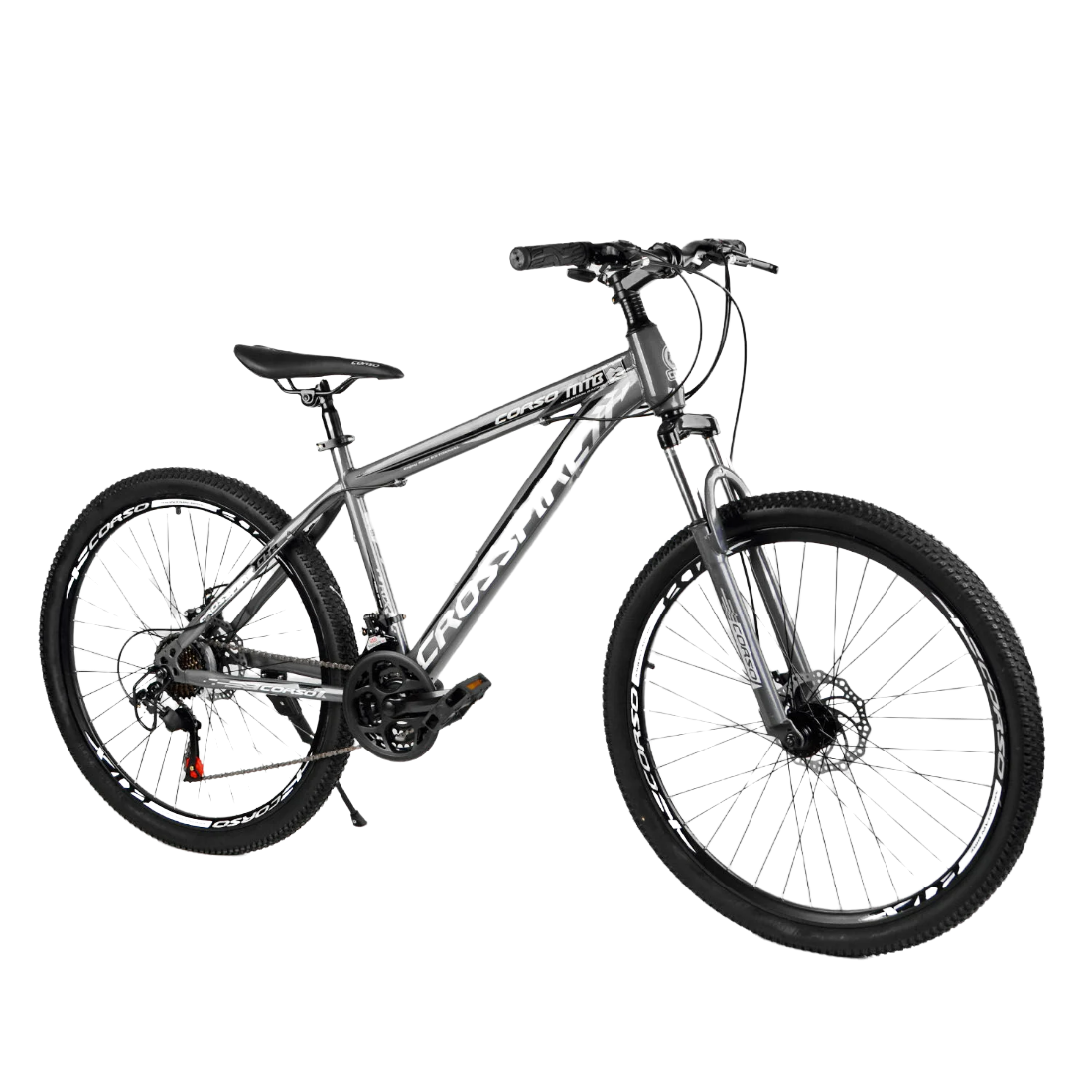 

Велосипед Спортивный Corso Crossfire 27.5 дюймов с дисковыми тормозами Серый