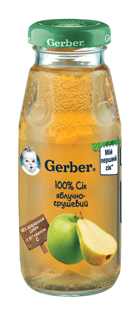 

Сок GERBER "Яблочно-грушевый", 175мл