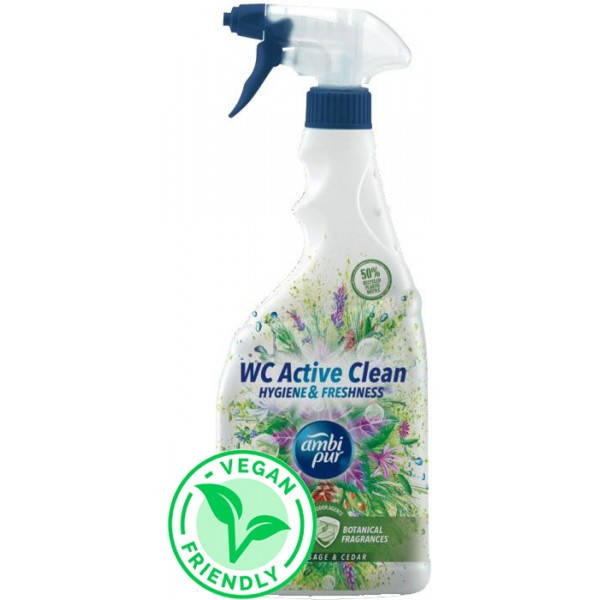 

Универсальное средство для чистки туалета и ванной комнаты Ambi Pur WC Botanical Fragrances Шалфей и кедр, 750