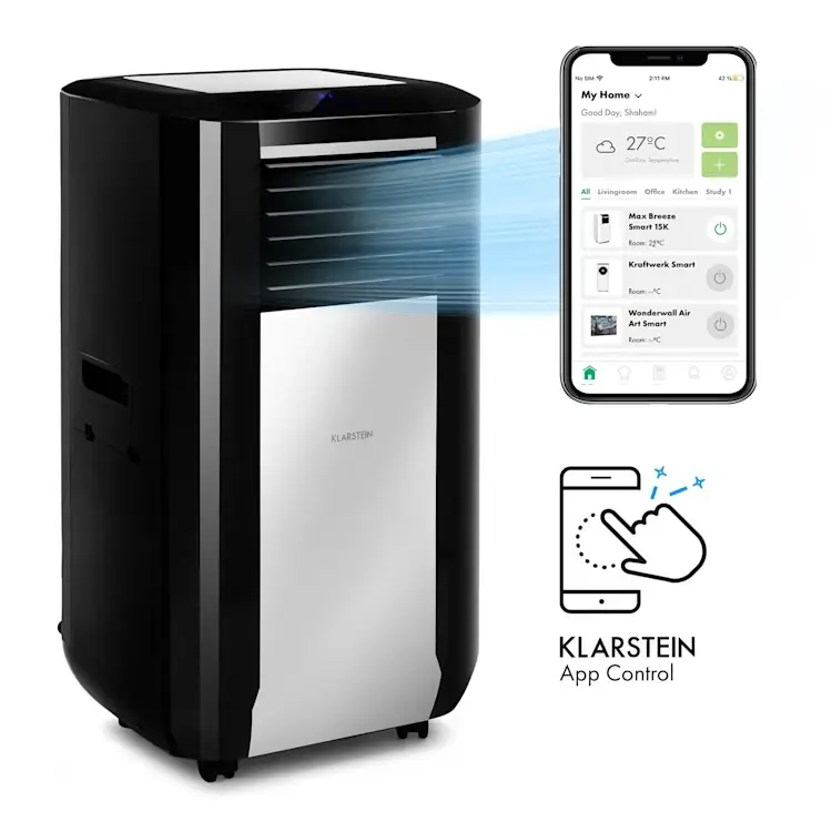 

Напольный кондиционер Klarstein max Breeze Smart 15 000 BTU/4,4 кВ