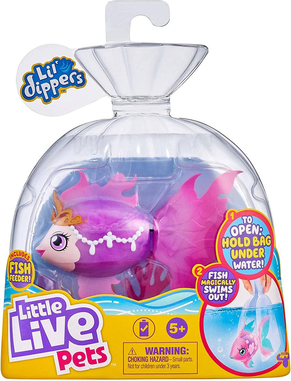 

Little Live Pets Інтерактивна плаваюча рибка, Розовый
