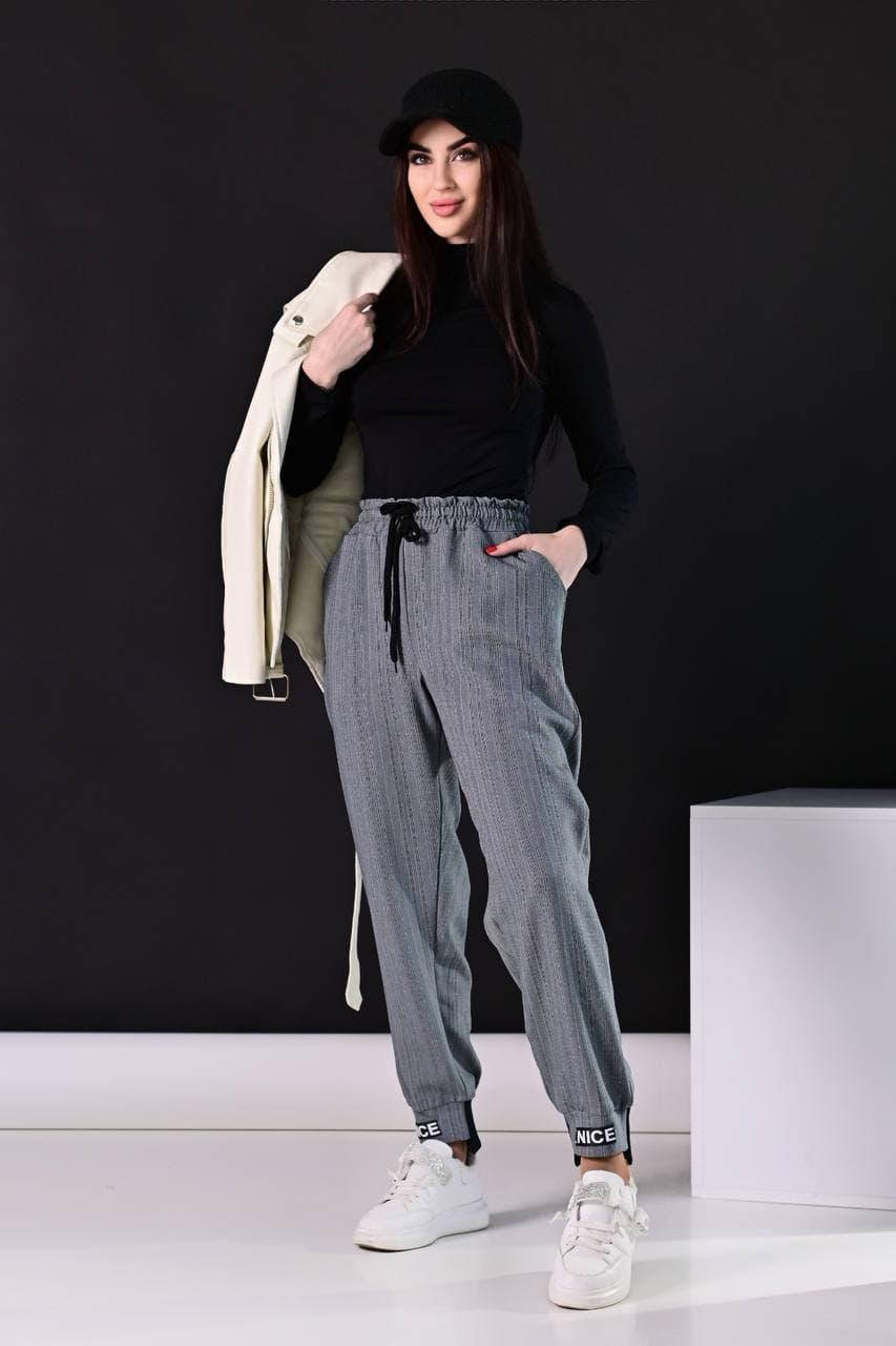 

Штаны женские тёмно-серый Nice Wear 144530M, Темно-серый