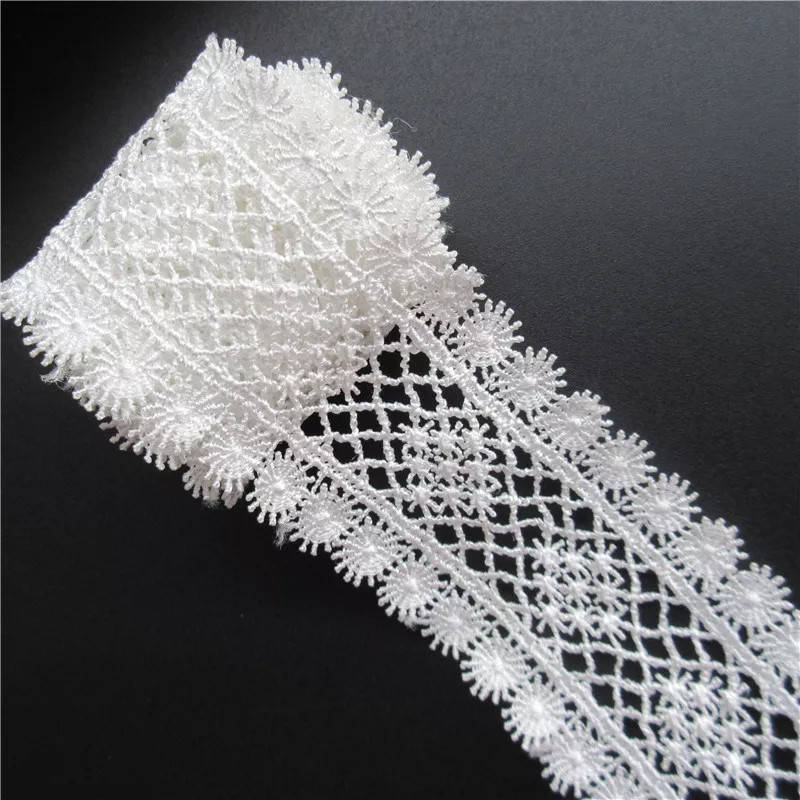 

Кружево х.б цвет черный и белый.Ширина кружева 5см (в мотке 13.7 м)