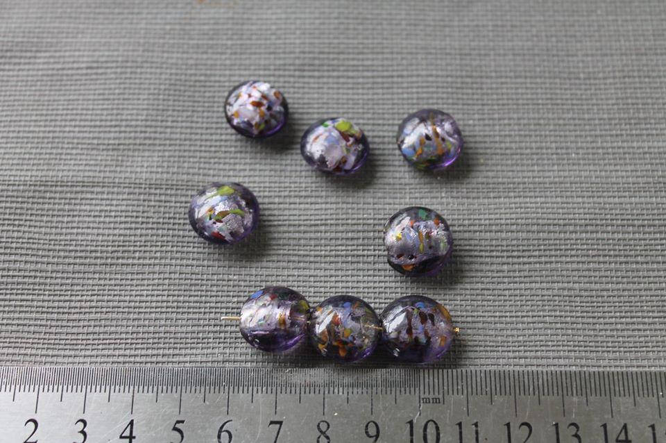 

Бусины Лэмпворк (Lampwork) 16 мм, 1 шт