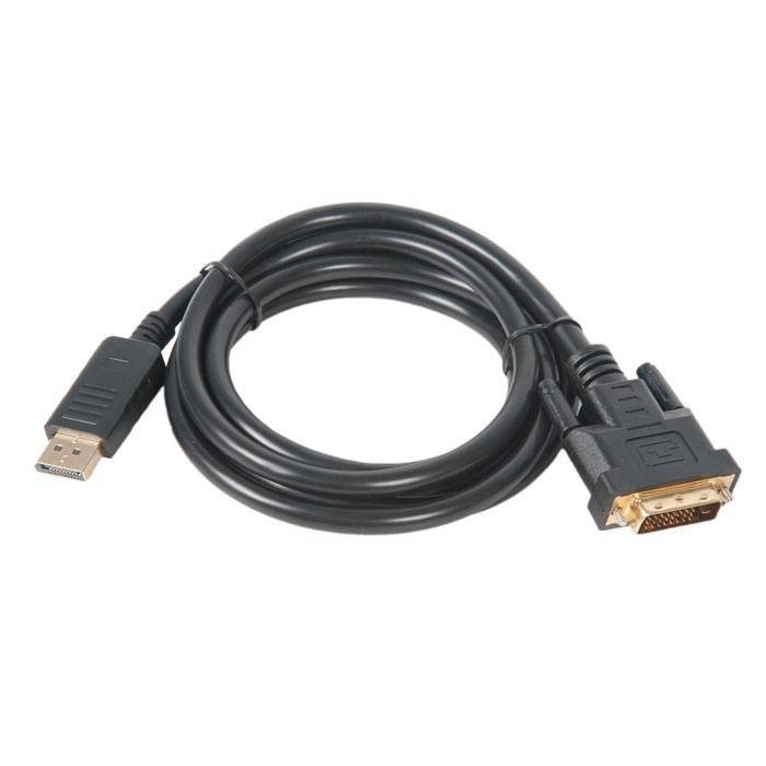 

Кабель DisplayPort(DP) (M) - DVI (M) 1.8 м Cablexpert CC-DPM-DVIM-1.8M черный новый