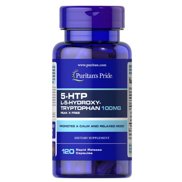 

5-HTP 100 мг Griffonia Simplicifolia Puritan's Pride (120 капсул)