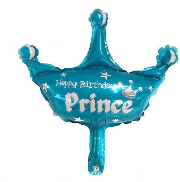 

Фольгированный шар мини-фигура КОРОНА ПРИНЦ 42х38см, Синий