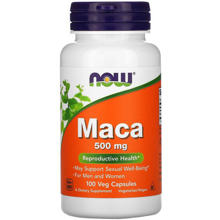 

Мака перуанская NOW Foods "Maca" для мочеполовой системы, 500 мг (100 капсул)
