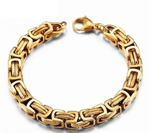 

Мужской Браслет Steel Rage ( gold)
