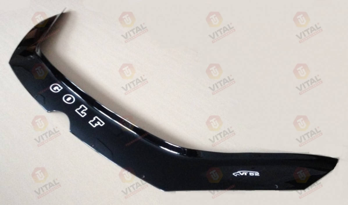 

Дефлектор капота VT52 (мухобойка) Volkswagen VW Golf 6 2008-2012, Vip Tuning, VW25