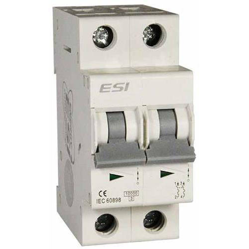 

Модульный автоматический выключатель 6 кА, 2 п, 20 А, х-ка С (Чехия)