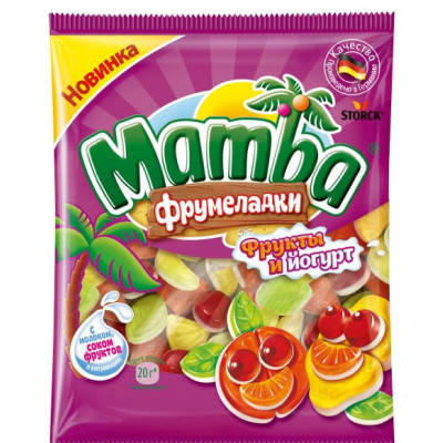 

МАМБА Жувальний Мармелад Фрукти Йогурт 72г