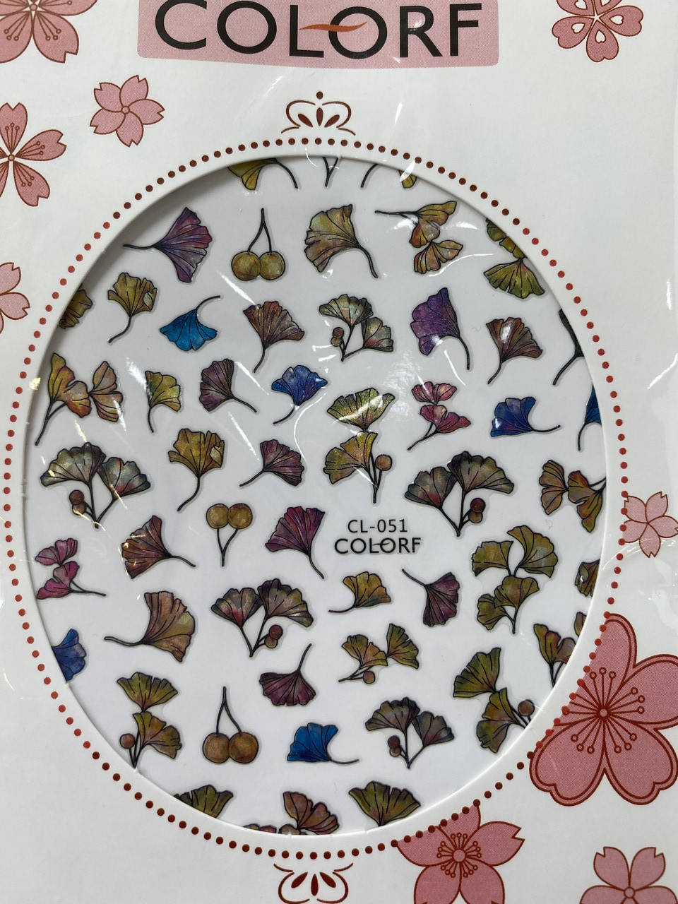 

Наклейки для дизайна ногтей, листья