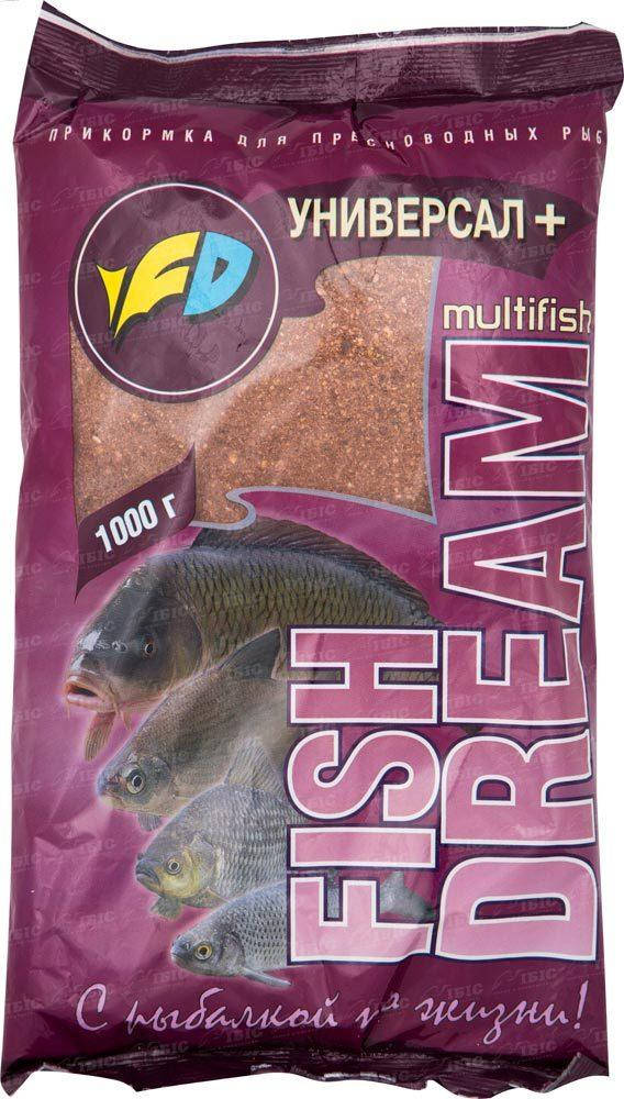 

Прикормка для рыбалки Fish Dream Классическая "Универсал+" Мультифиш