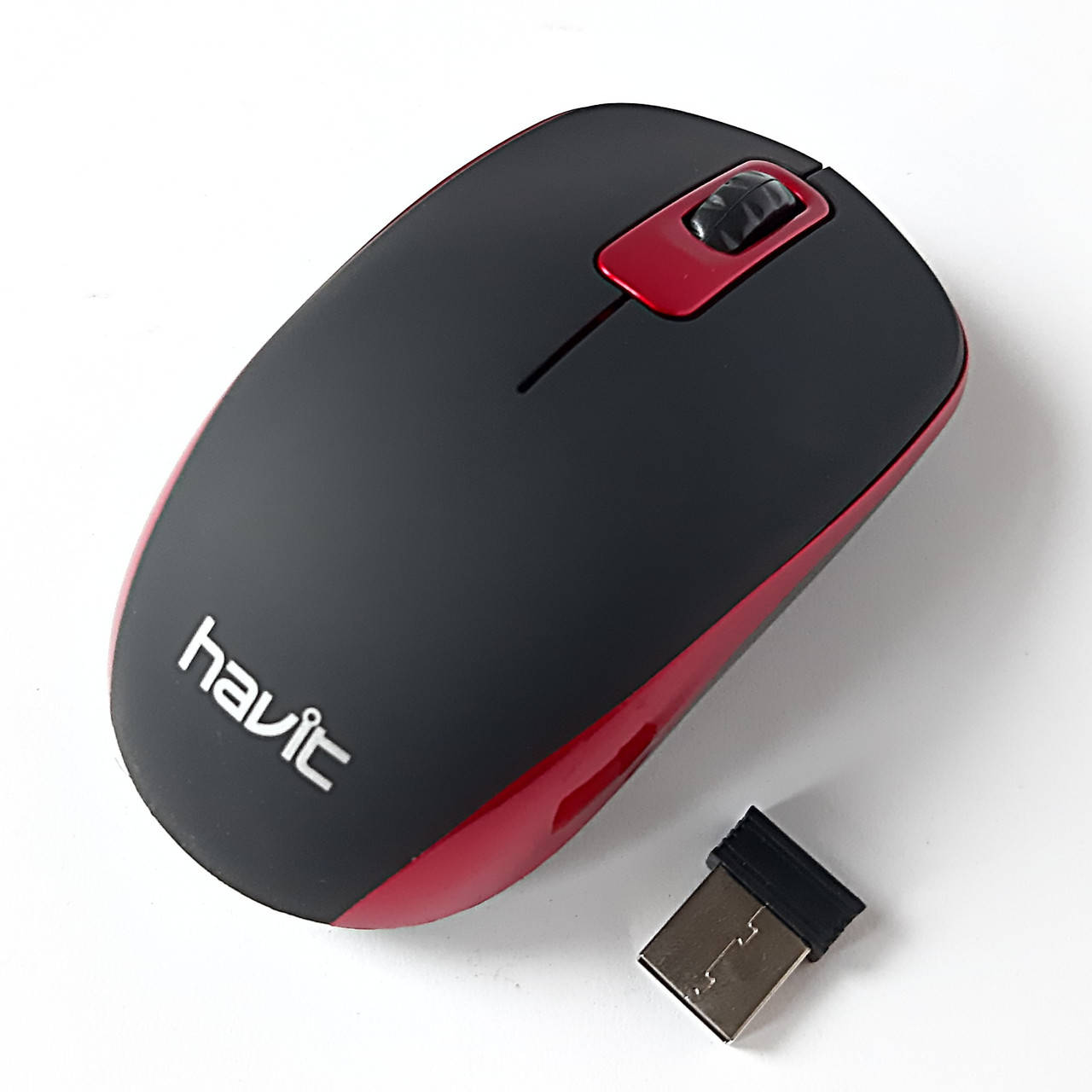 

Беспроводная компьютерная мышка Havit MS626GT Wireless оптическая блютуз мышь для ПК компьютера ноутбука, Красный