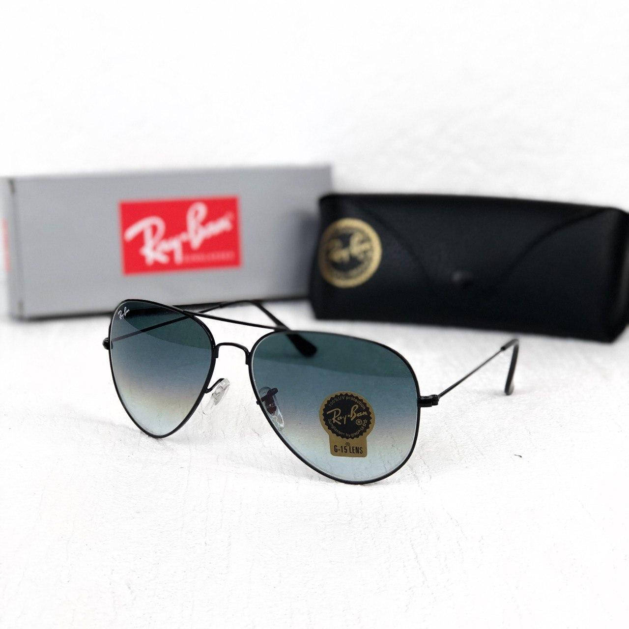 

Мужские солнцезащитные очки авиаторы Rb black, Черный