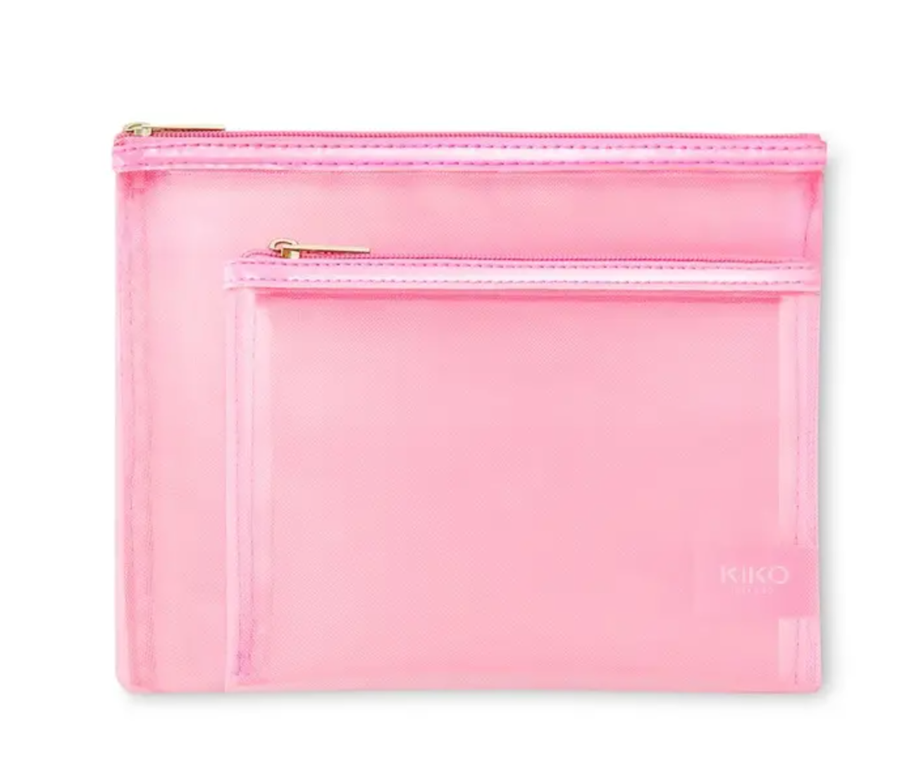 

Набор из двух цветных косметичек-сеток Beauty Twin Set Kiko (Розовый)