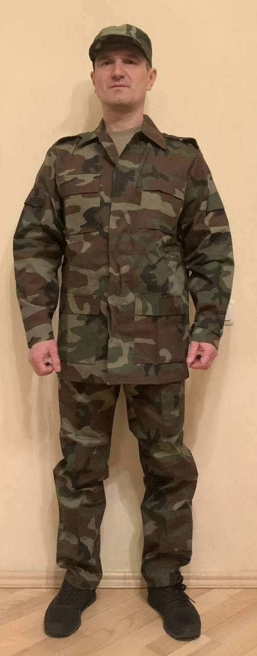 

Костюм камуфлированный летний ("woodland") рип-стоп