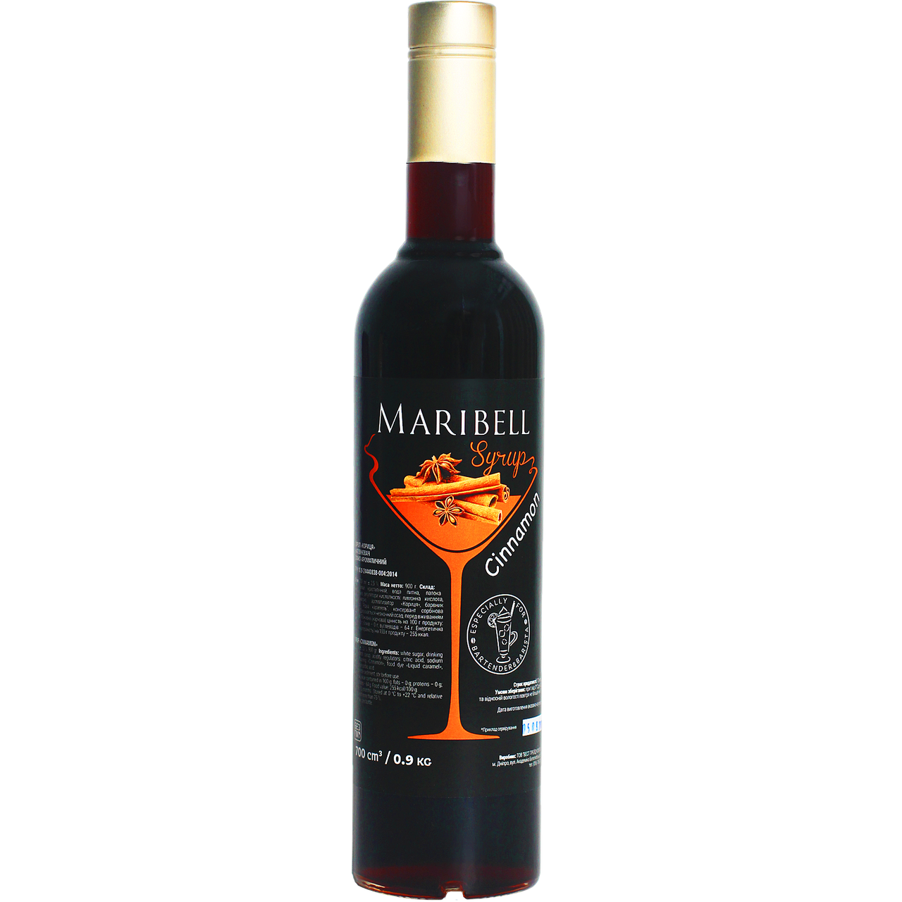 

Сироп коктейльный «Корица» MARIBELL 700 мл