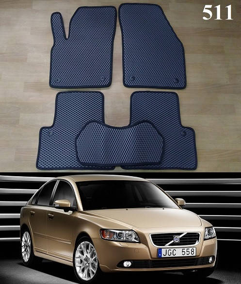 

Коврики ЕВА в салон Volvo S40 '04-12, Черный