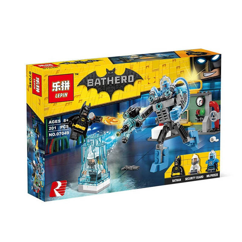 

Конструктор Lepin "Ледяная aтака Мистера Фриза2, 216дет., в кор. 31*20*6см