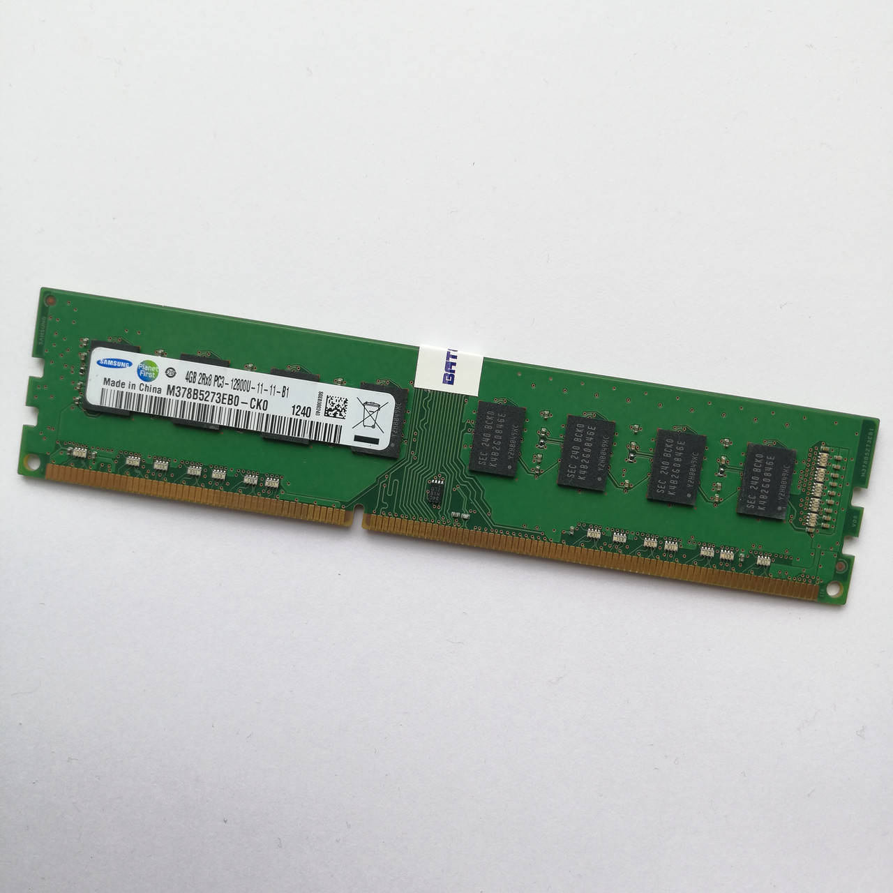

Оперативная память Samsung DDR3 4Gb 1600MHz PC3-12800U 2R8 CL11 (M378B5273EB0-CK0) Б/У