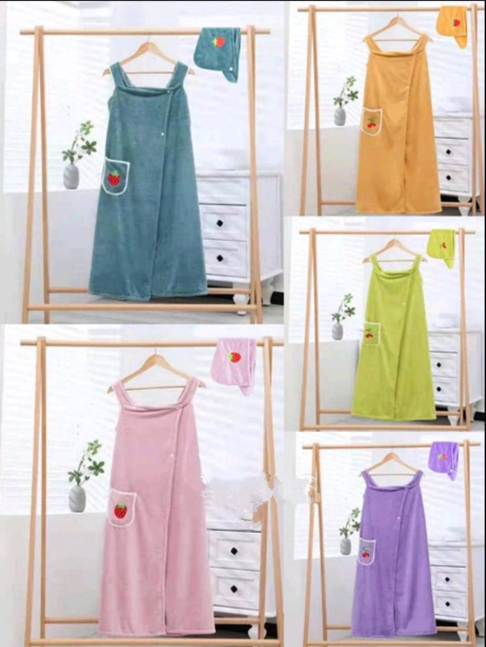 

Женский подарочный набор для сауны и бани из микрофибры