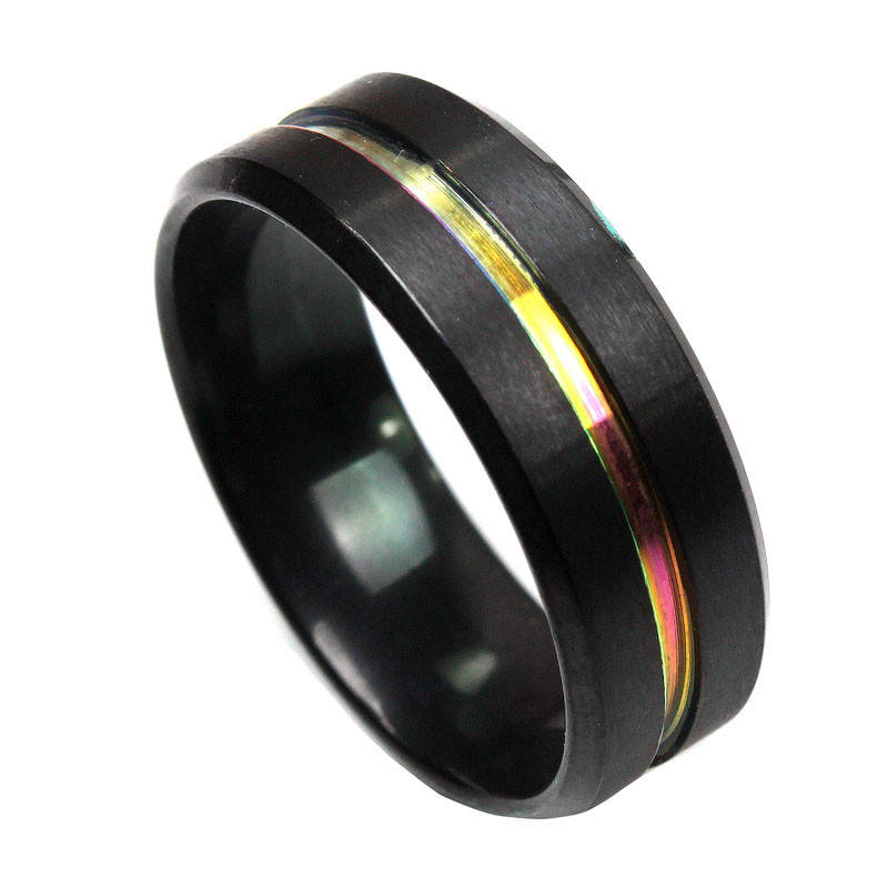 

Мужское кольцо "Letdiffery", С8505, Черный