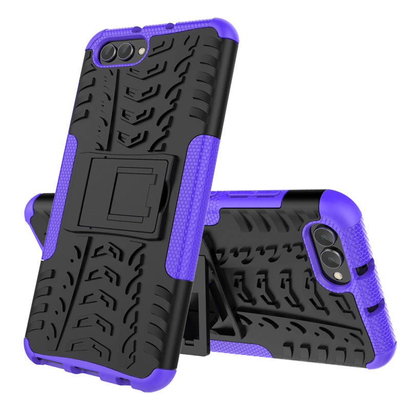 

PC + TPU чехол Armor для Honor 10 (8 цветов) фиолетовый