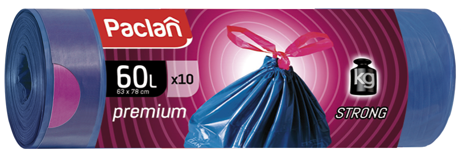 

Paclan Мешки для мусора Premium 60л 10шт