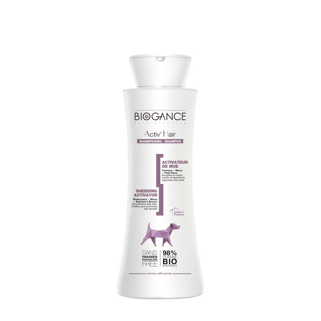 

Био-шампунь против линьки Biogance Activ'Hair (250 мл)