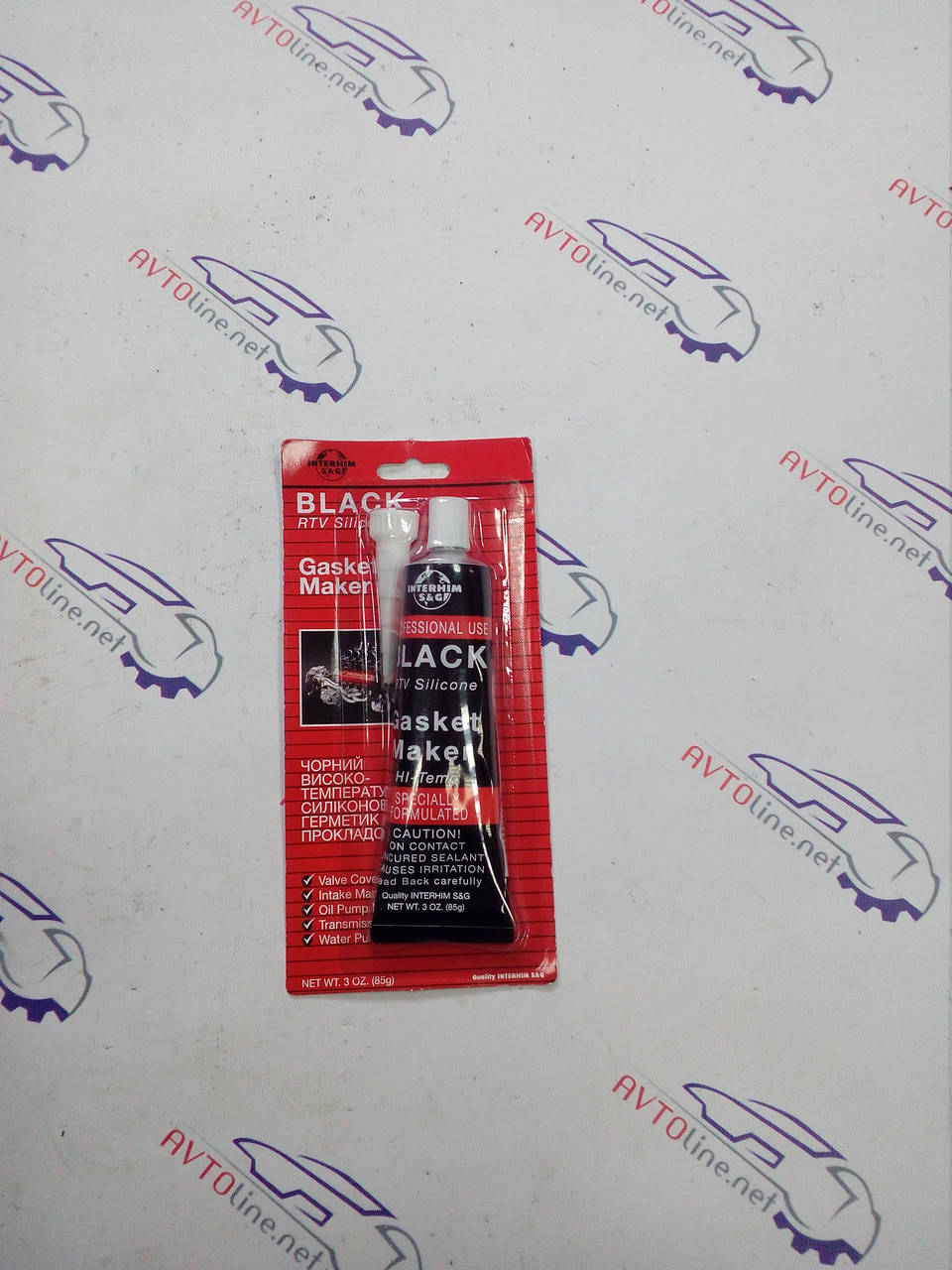

Герметик прокладка (черный) 85 гр; Interhim