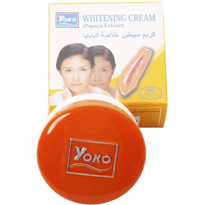 

Отбеливающий крем с экстрактом папайи YOKO whitening cream papaya extract