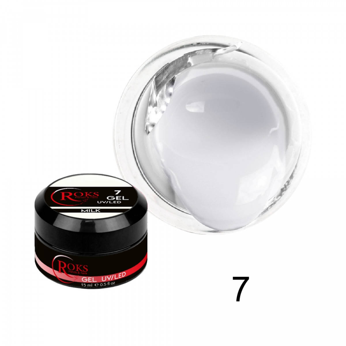 

Гель для наращивания ногтей Roks Gel UV/LED № 7, 30 мл