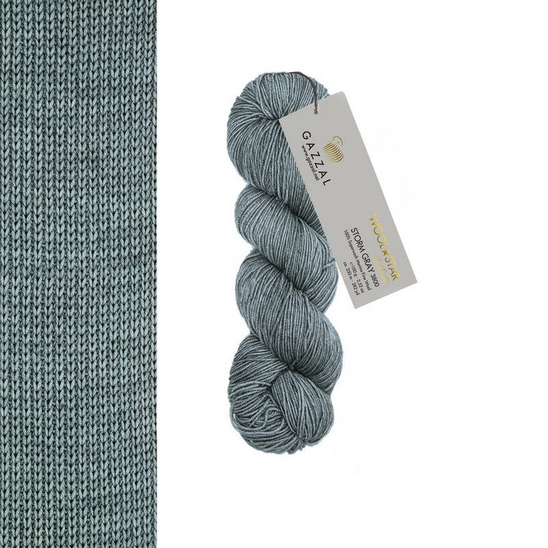 

3800 Пряжа Gazzal Wool Star