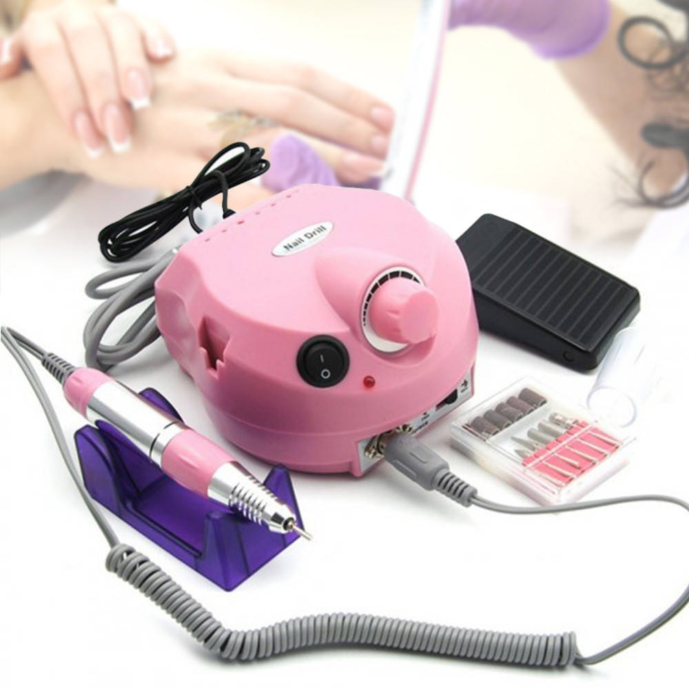 

Машинка для маникюра и педикюра на 45 Вт 35000 об/мин BUCOS ZS-601 PRO PINK / Аппарат фрезер для ногтей, Розовый