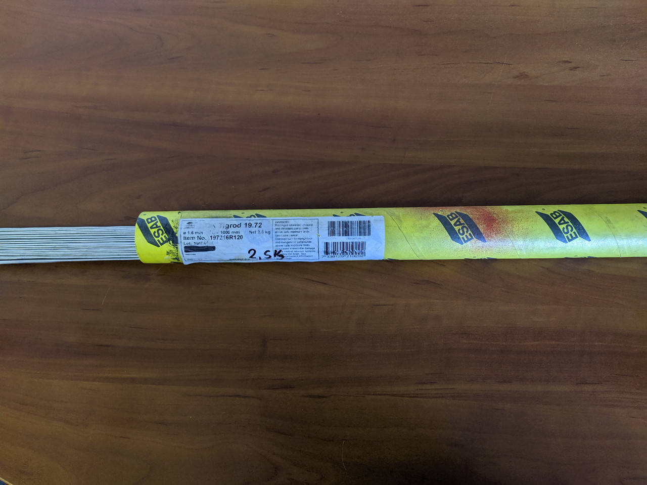 

Пруток присадочный титановый ER-Ti 2 ф 1,6мм х1000мм