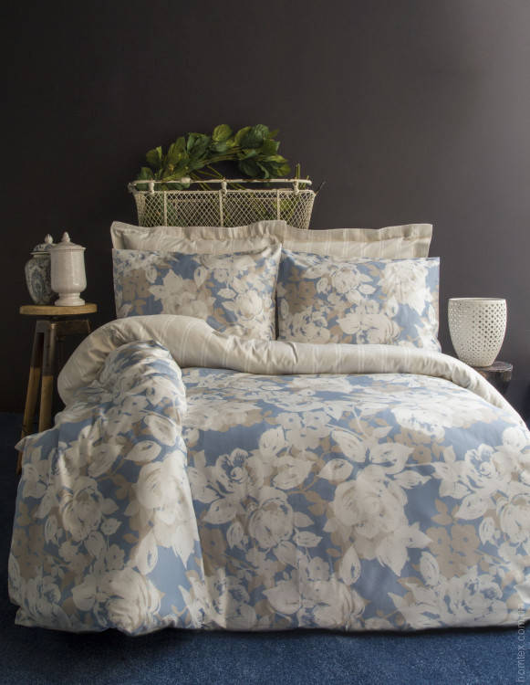 

Комплект постельного белья Issimo Home сатин размер евро Deco rose, Разные цвета