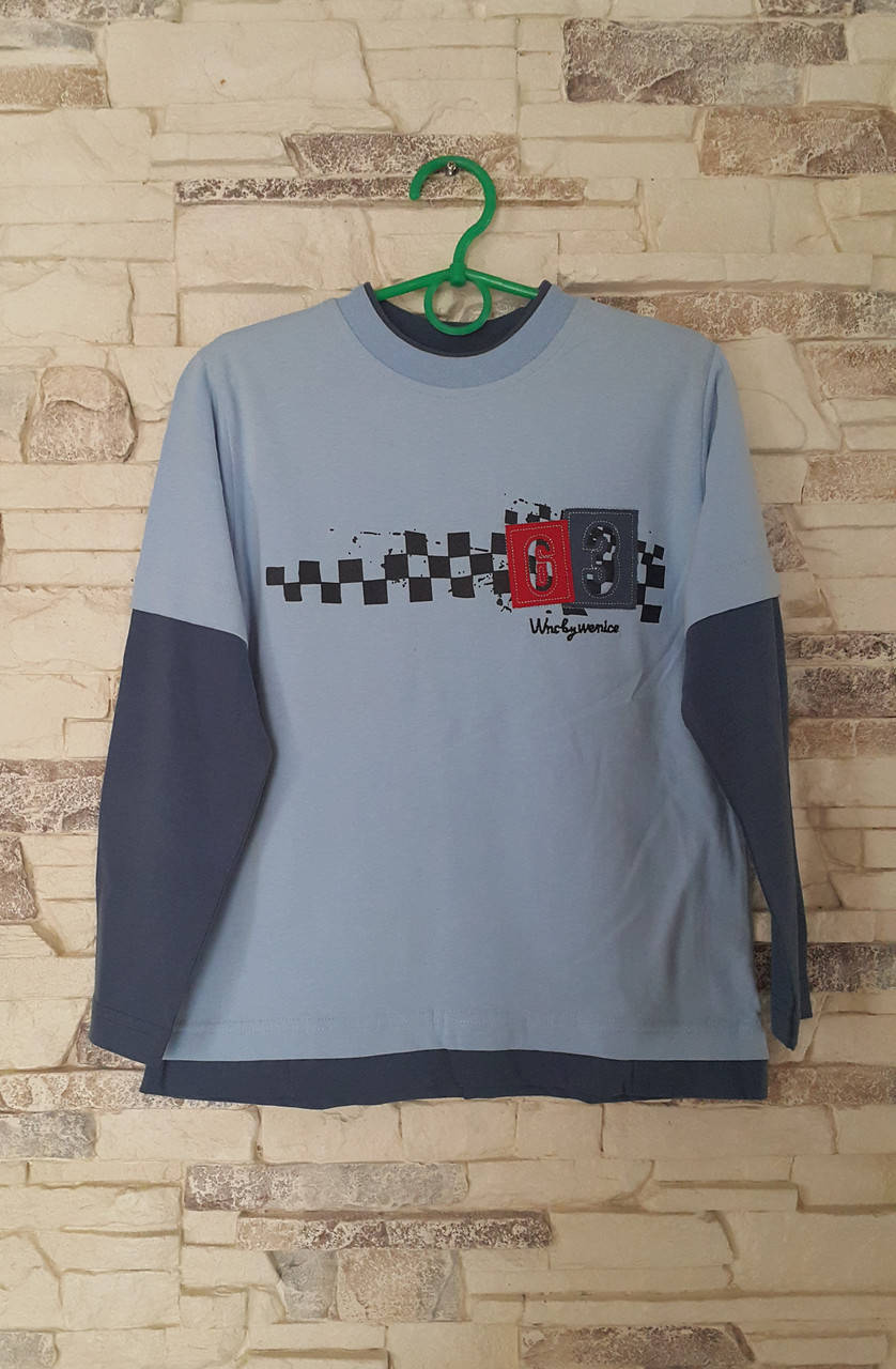 

Реглан для мальчика 128 роста Шашки 63