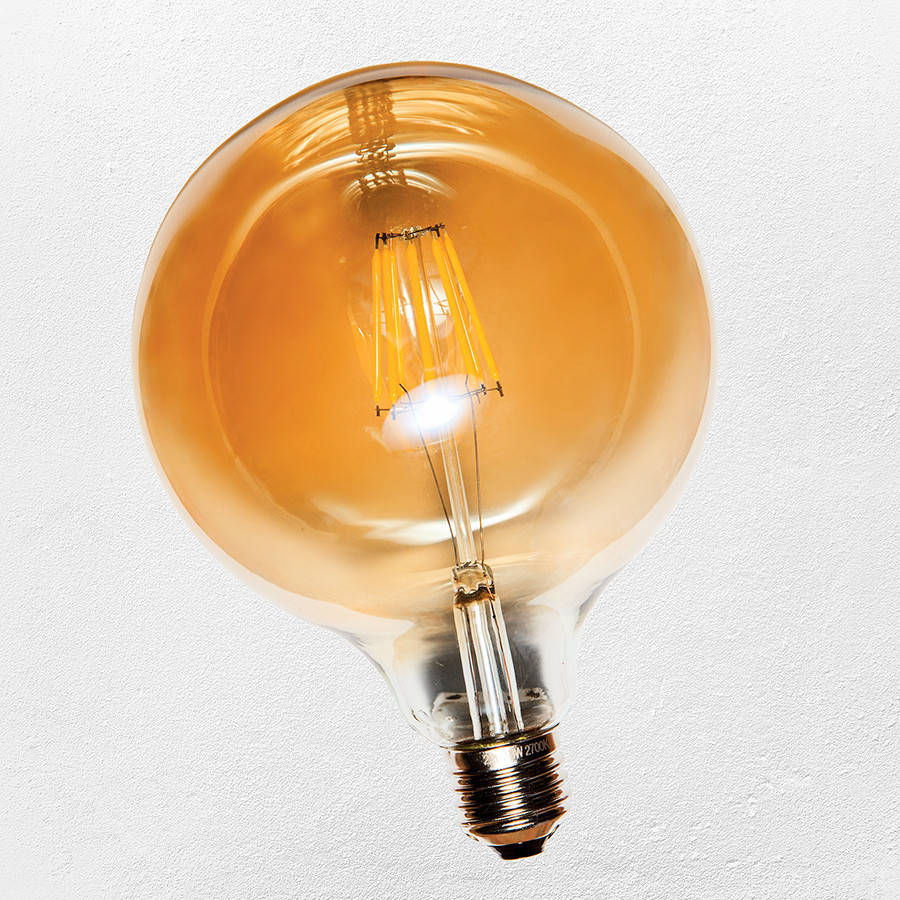 

COW лампа G-125 LED 6W , 2300K Amber DIMMABLE (диммируемая)