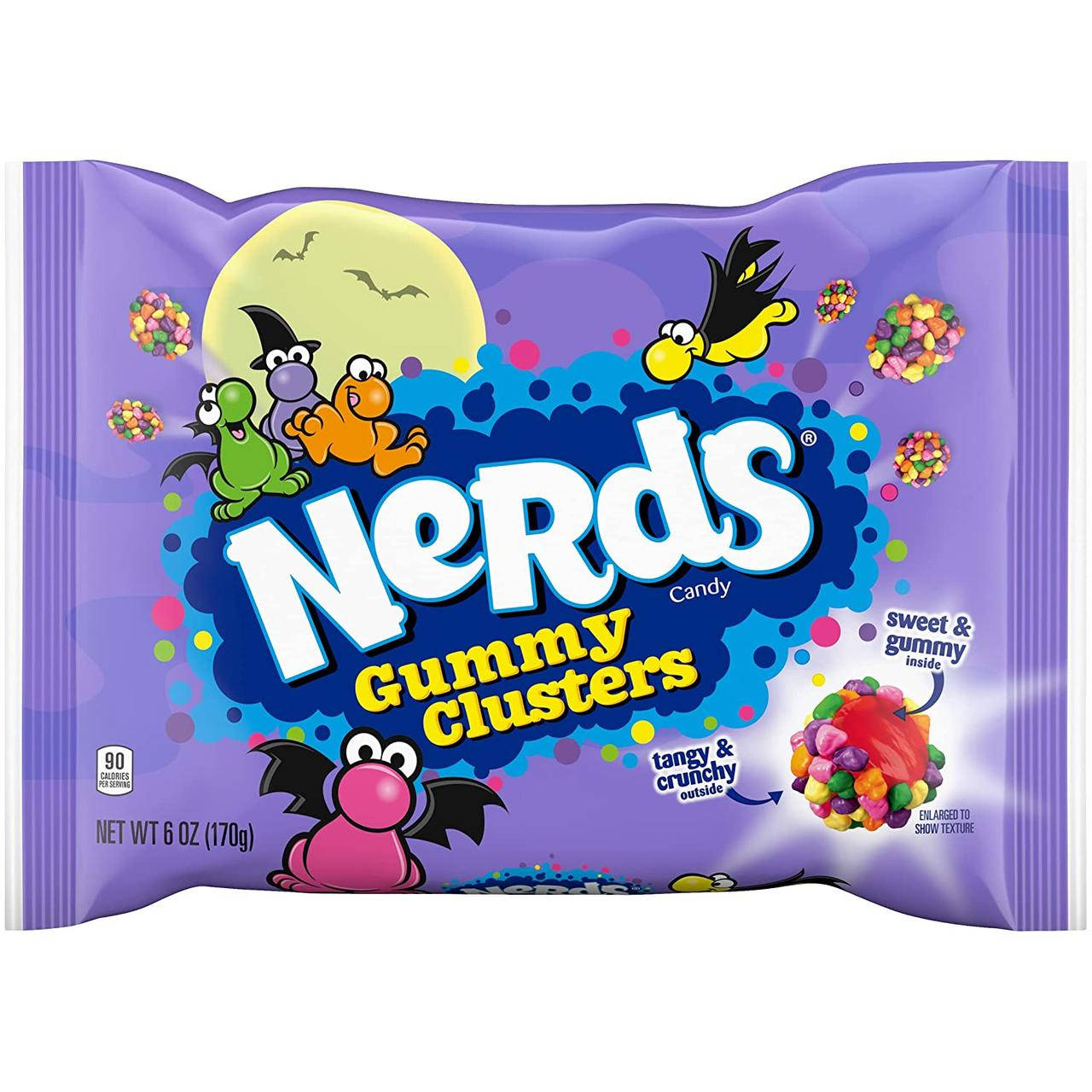 

Жевательные конфеты Nerds Halloween Gummy Clusters 170g