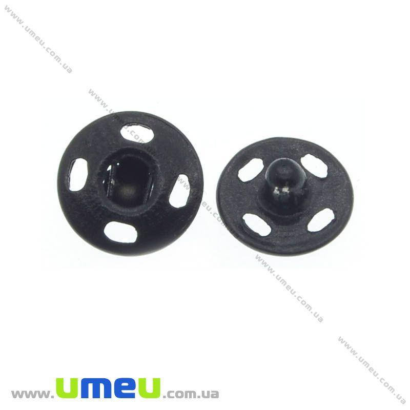 

Кнопка пришивная металлическая, Черная, 10 мм, 1 шт (SEW-014014), Черный