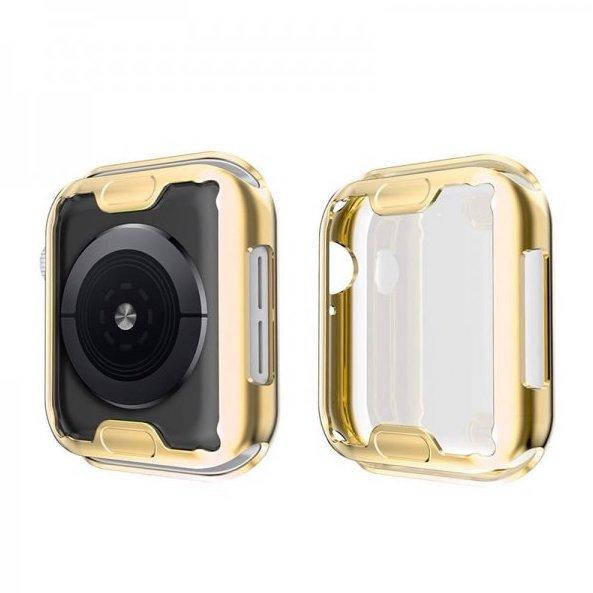 

Чехол-накладка DK Silicone Face Case для Apple Watch 40mm (gold)