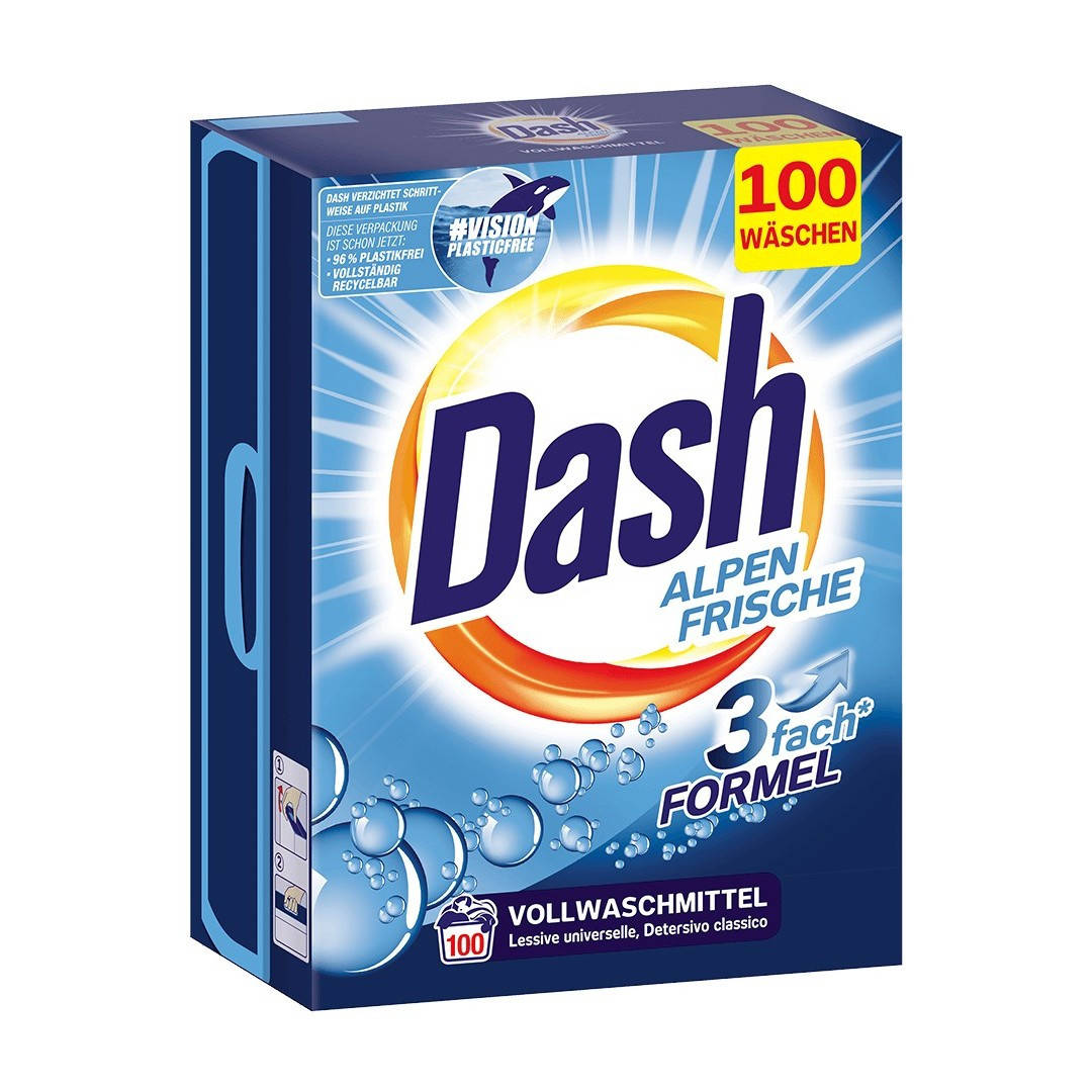 

Стиральный порошок Dash Alpen Frische 6,5кг | 100 стирок